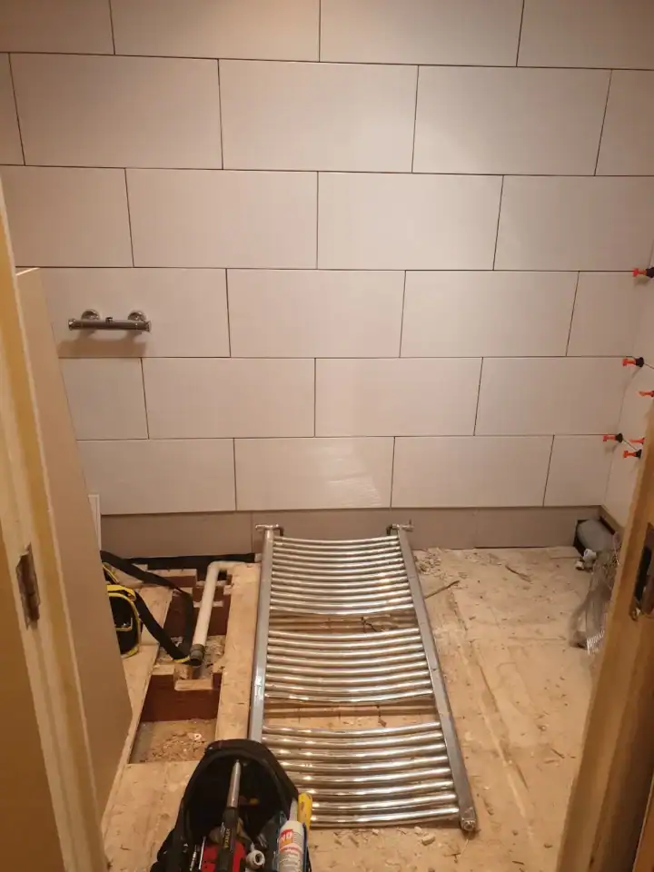 New Towel Radiator Install Nh 01